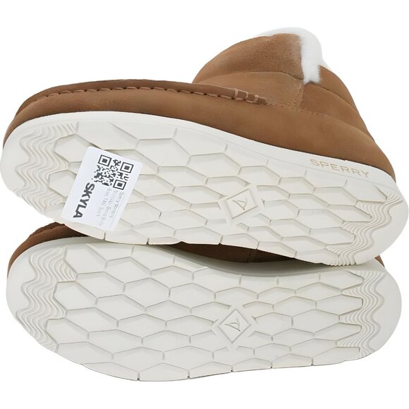 Sperry Women's Mocsider Bootie Winter Boot in Tan, Size 5 - Picture 6 of 6